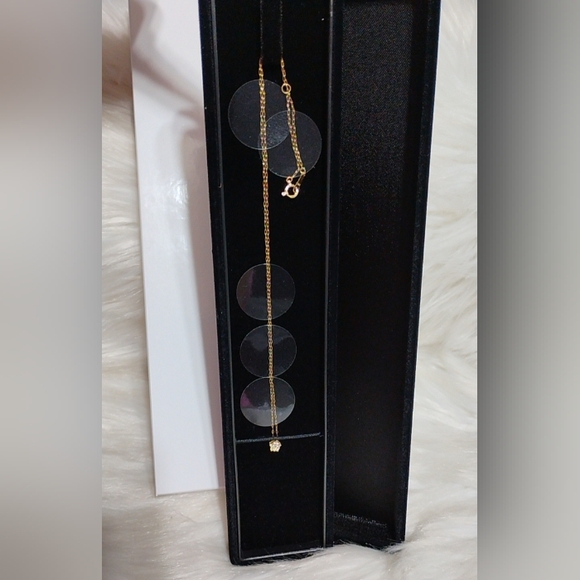 18k Yellow Gold 6 Piece Diamond Cluster Necklace W Box - Picture 6 of 13